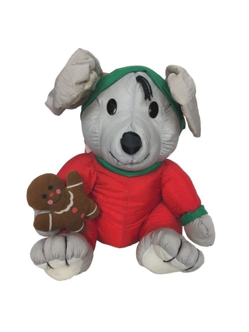 Plush Creations 1994 Christmas Mouse Gingerbread Man Plush 12 Inch